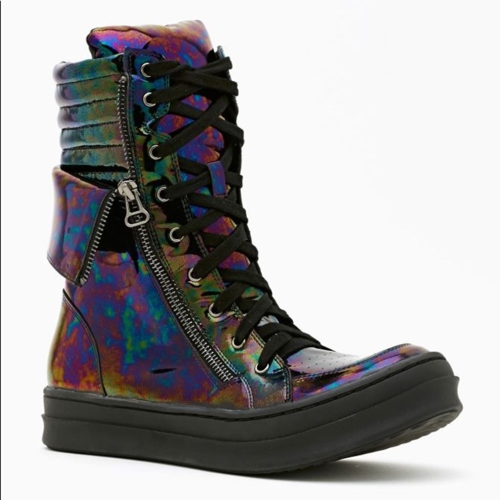 Jeffrey Campbell Oil Slick Kirk Sneakers - Picture 2 of 3
